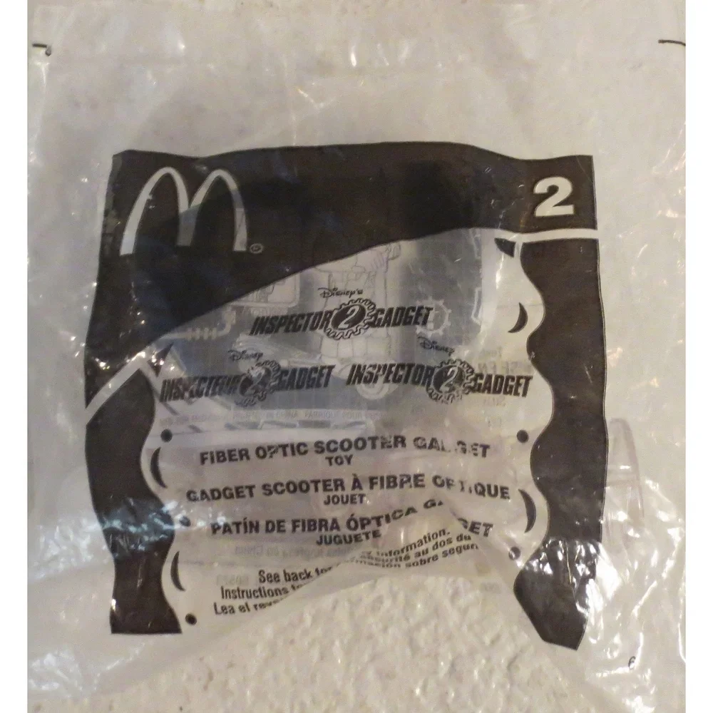 McDonald's Inspector Gadget Fiber Optic Scooter Gadget #2 2002-3
